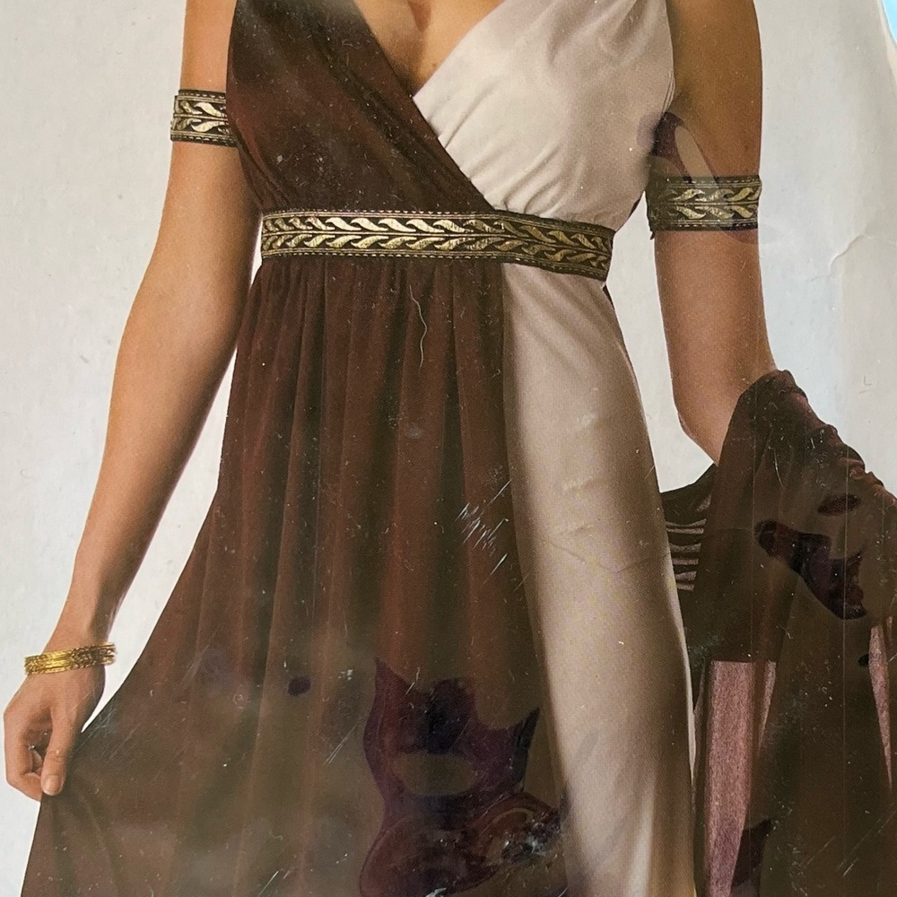 HALLOWEEN COSTUME ROMAN EMPRESS WORN ONCE AND WASHED